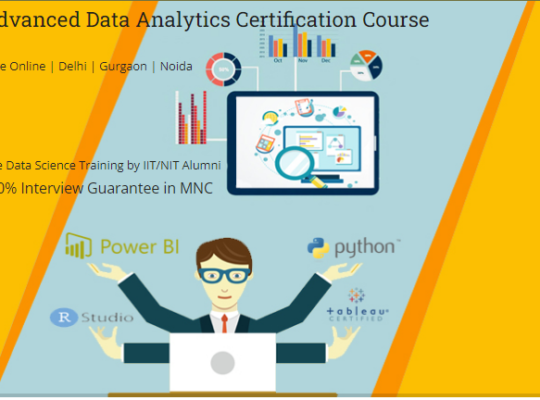 Job Oriented Data Analyst Course in Delhi, 110079.